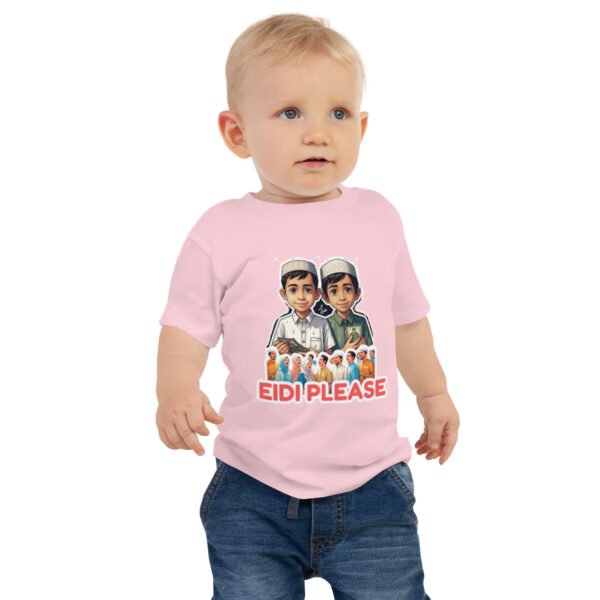 Baby JerEidi Please Kids T-Shirt - Eid Gift for Kids, Eid Celebration Outfit , Fun Eid Mubarak Tee, Islamic Clothing ,Festive Eid Wear - Image 2