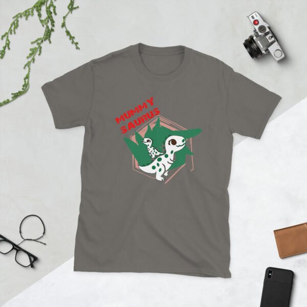 Mothers Day Mummy Saurus T-shirt Women T-Shirt Top – Mama Tee, Mom Shirt, Mom Lover Top - Image 2