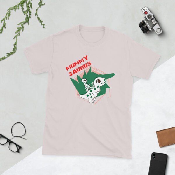 Mothers Day Mummy Saurus T-shirt Women T-Shirt Top – Mama Tee, Mom Shirt, Mom Lover Top - Image 8