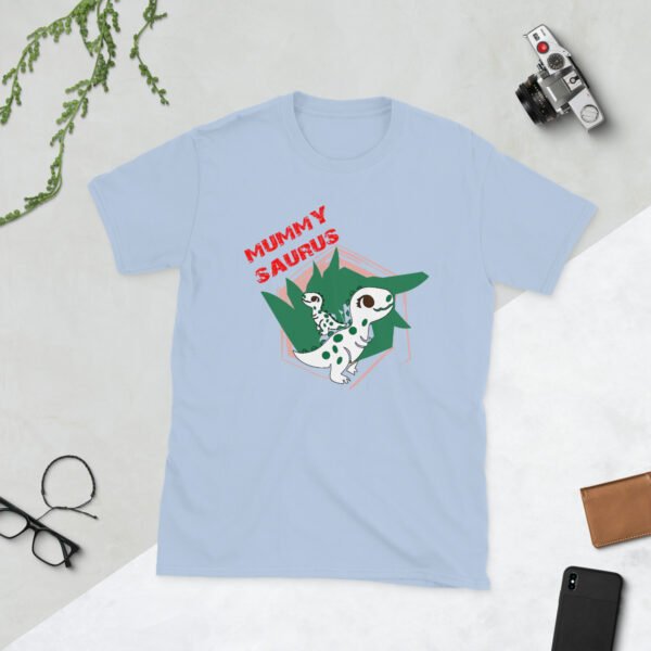 Mothers Day Mummy Saurus T-shirt Women T-Shirt Top – Mama Tee, Mom Shirt, Mom Lover Top - Image 6