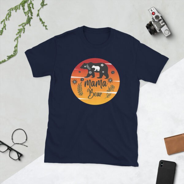 Mama Bear Mothers Day T-shirt Women T-Shirt Top | Mama Tee, Mom Shirt, Mom Lover Top - Image 2