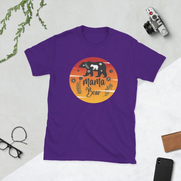 Mama Bear Mothers Day T-shirt Women T-Shirt Top | Mama Tee, Mom Shirt, Mom Lover Top - Image 3