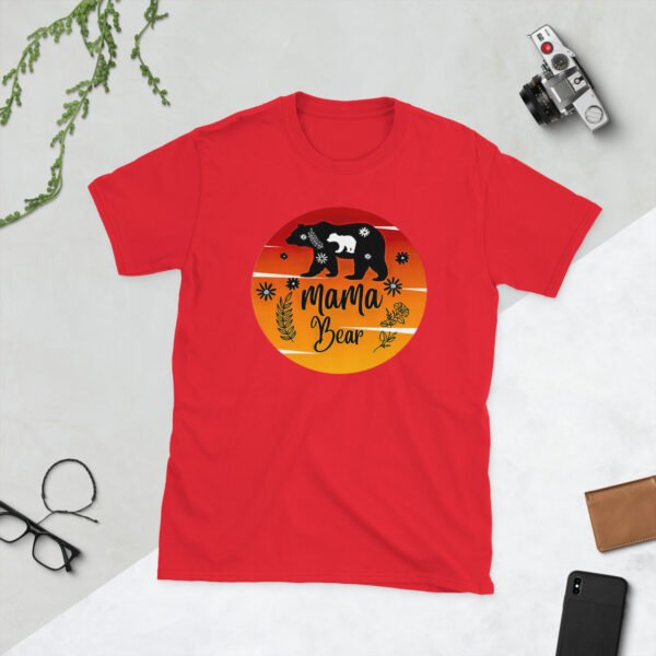 Mama Bear Mothers Day T-shirt Women T-Shirt Top | Mama Tee, Mom Shirt, Mom Lover Top - Image 4