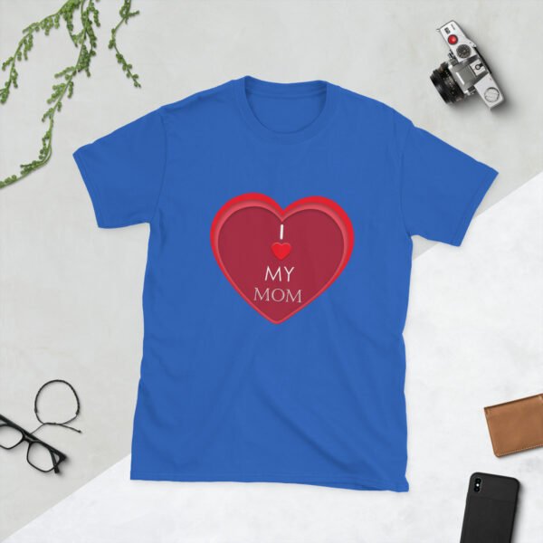 I Love My Mom T-Shirt – A Heartfelt Gift for Mother's Day - Image 2