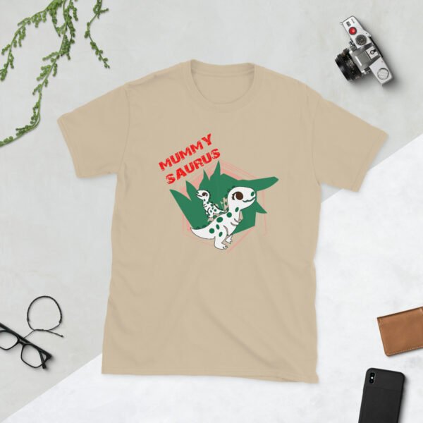 Mothers Day Mummy Saurus T-shirt Women T-Shirt Top – Mama Tee, Mom Shirt, Mom Lover Top - Image 5