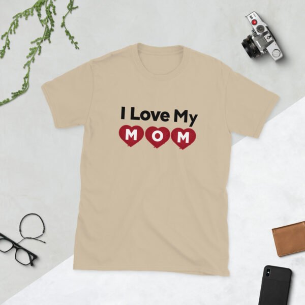 Mothers Day I Love My MOM T-shirt Women T-Shirt Top - Mama Tee, Mom Shirt, Mom Lover Top - Image 6
