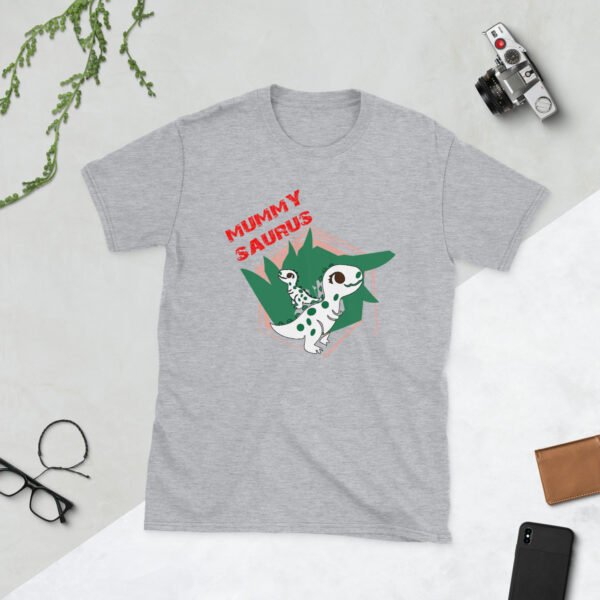Mothers Day Mummy Saurus T-shirt Women T-Shirt Top – Mama Tee, Mom Shirt, Mom Lover Top - Image 7
