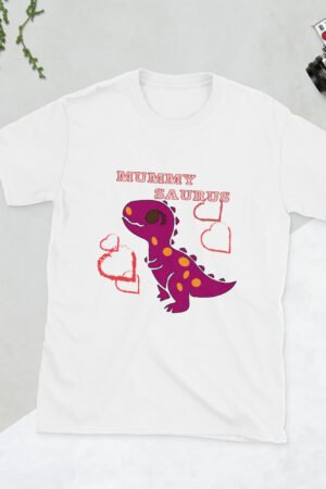 Mummy Saurus with baby dinosaurs, Mother's Day t-shirt.