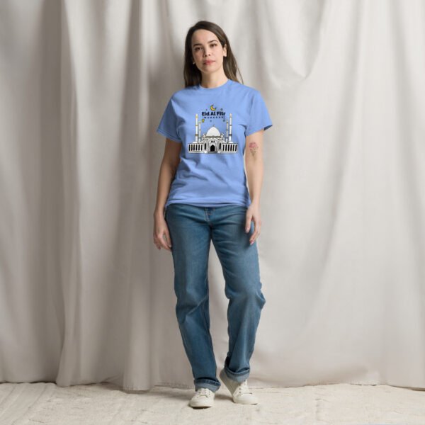 Personalized Eid Al-Fitr Mosque T-Shirt – Custom Islamic Eid Mubarak Tee , Muslim Festive Gift , Ramadan & Eid Outfit - Image 11
