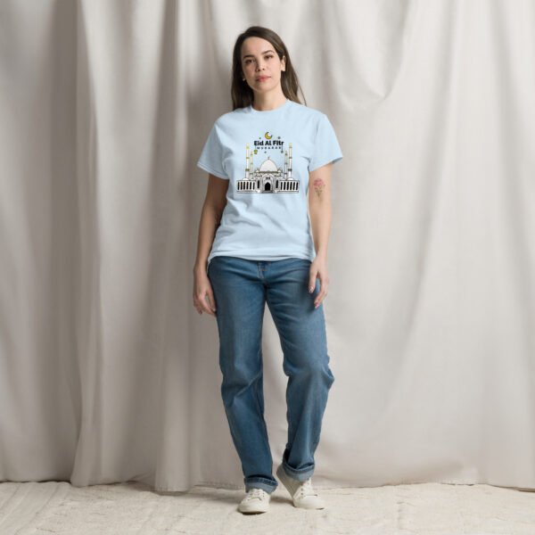Personalized Eid Al-Fitr Mosque T-Shirt – Custom Islamic Eid Mubarak Tee , Muslim Festive Gift , Ramadan & Eid Outfit - Image 17