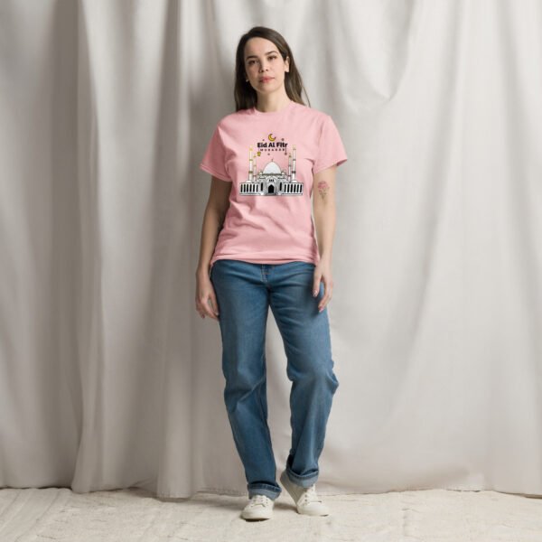 Personalized Eid Al-Fitr Mosque T-Shirt – Custom Islamic Eid Mubarak Tee , Muslim Festive Gift , Ramadan & Eid Outfit - Image 15