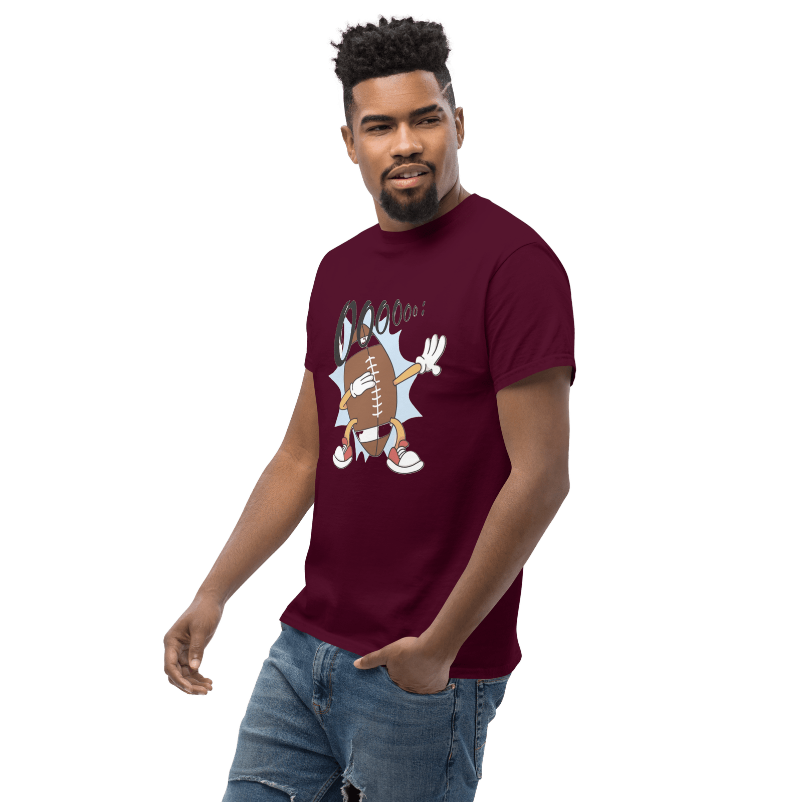 Dab Football Shirt – Funny and Sporty Game Day Tee - Image 3