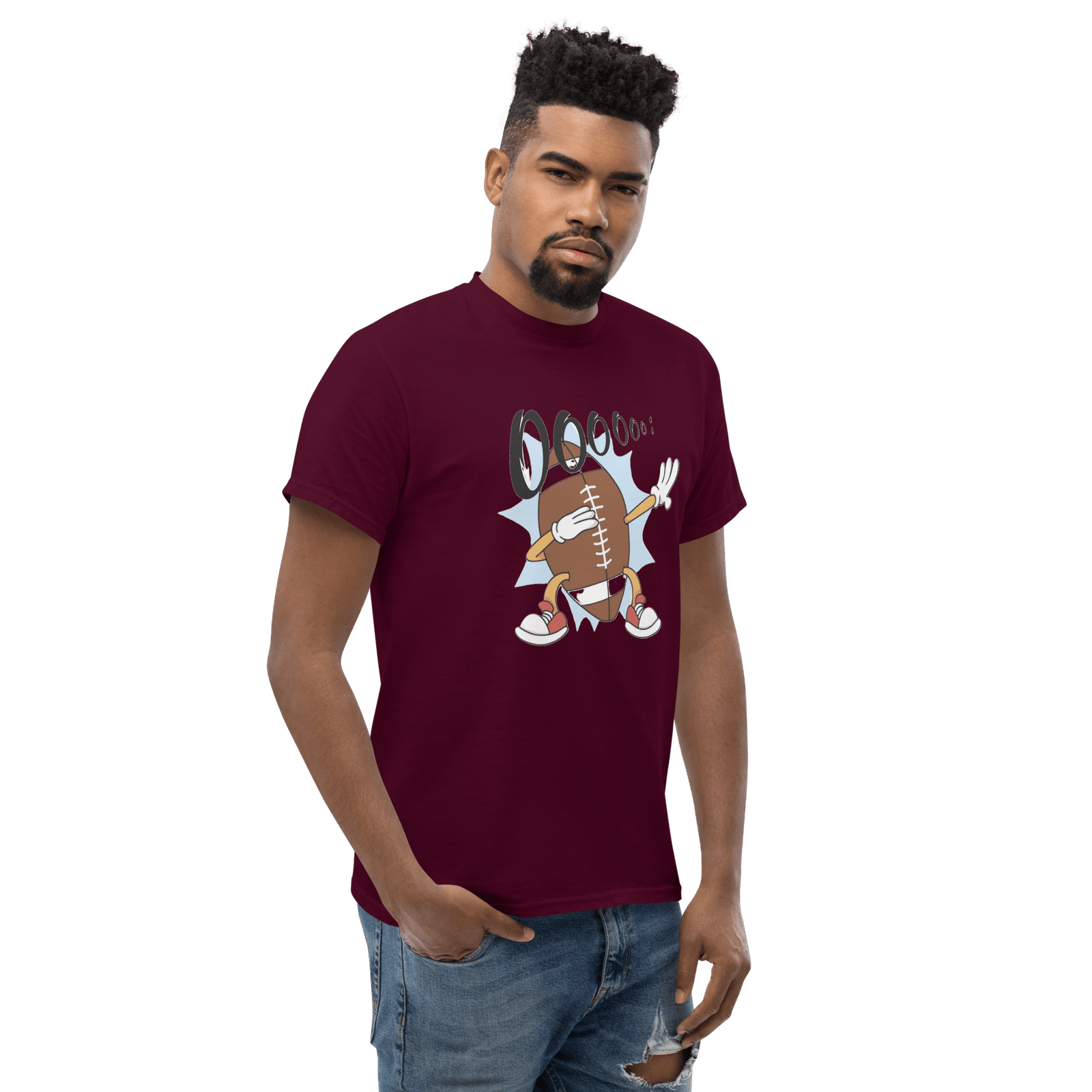 Dab Football Shirt – Funny and Sporty Game Day Tee - Image 2