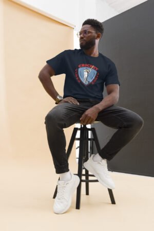 Cricket Vibes Men's Sports T-Shirt | Cricket Lover Tee, Batsman Graphic Shirt, Sports Fan Top