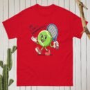 Fun Tennis Shirt featuring colorful tennis-themed design.