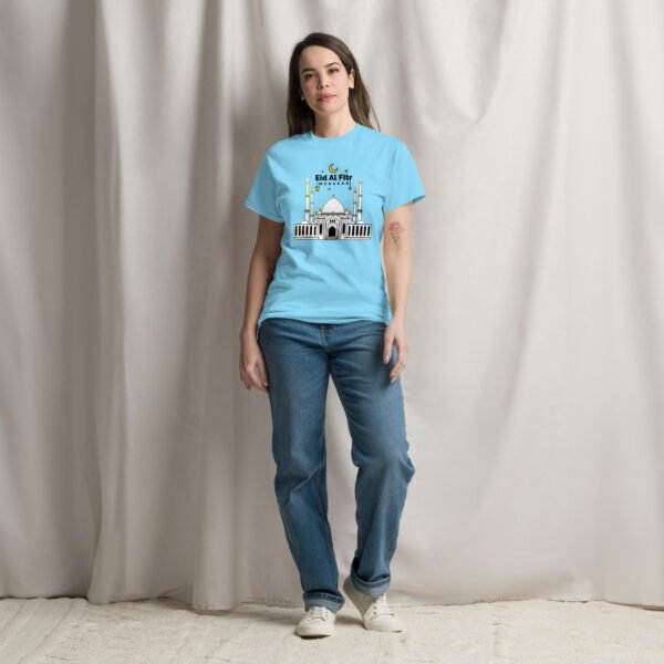 Personalized Eid Al-Fitr Mosque T-Shirt – Custom Islamic Eid Mubarak Tee , Muslim Festive Gift , Ramadan & Eid Outfit - Image 13