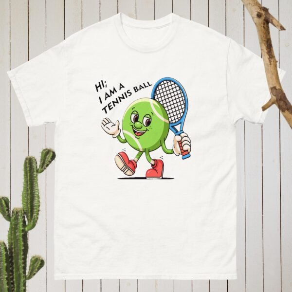 Fun Tennis Shirt – Playful Cotton T-Shirt - Image 4