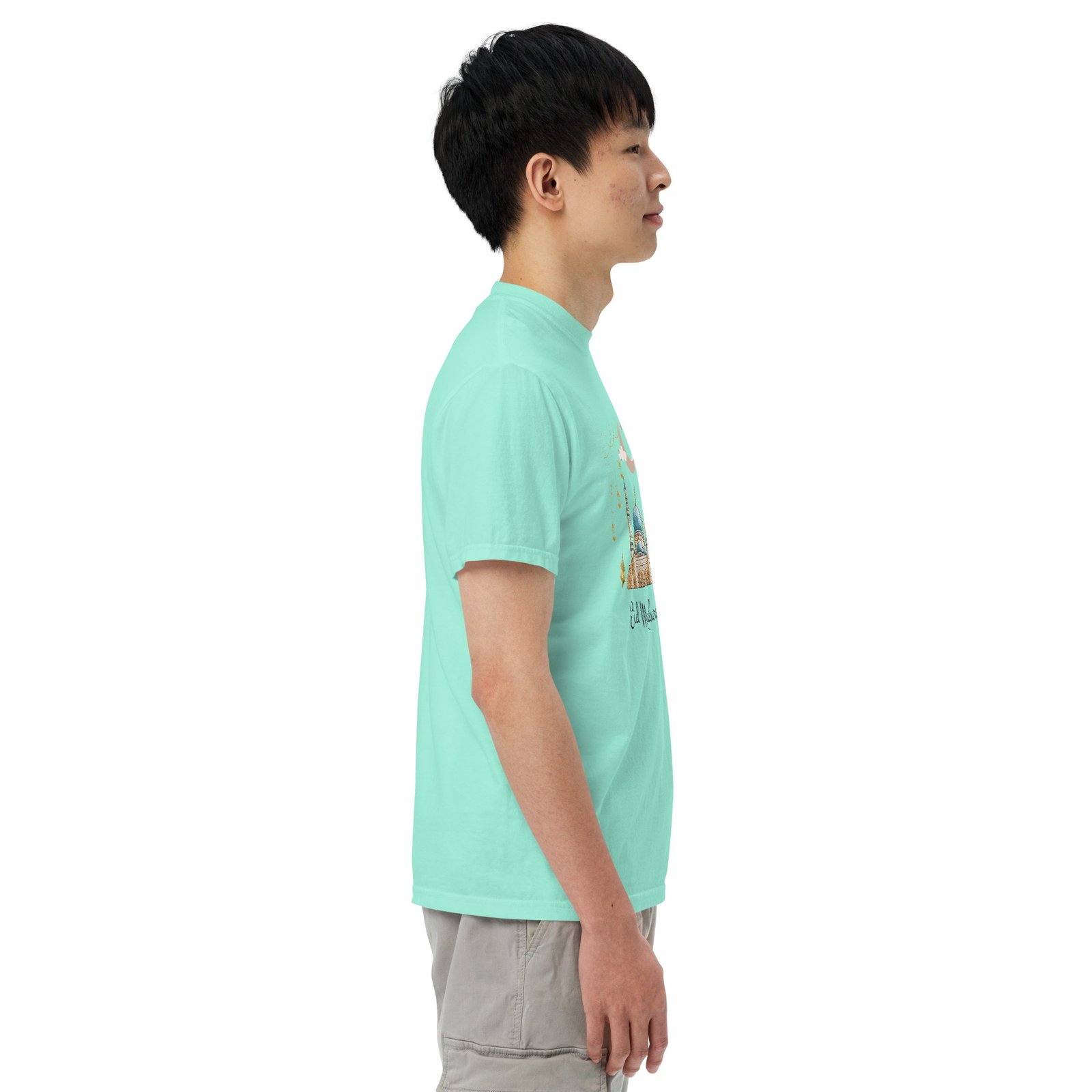 Eid Mubarak Unisex Garment-Dyed Heavyweight T-Shirt – Festive & Stylish Tee - Image 91