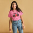 Cute "I Love My Mom" Graphic Tee – Gift for Mom 2025