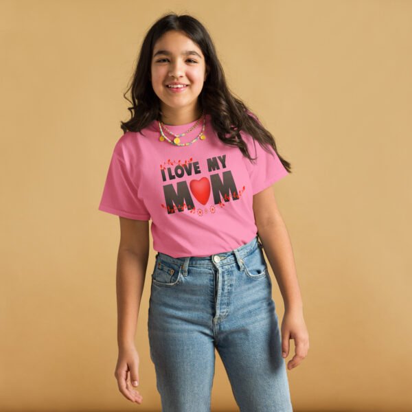 Cute "I Love My Mom" Graphic Tee – Gift for Mom 2025 - Image 16