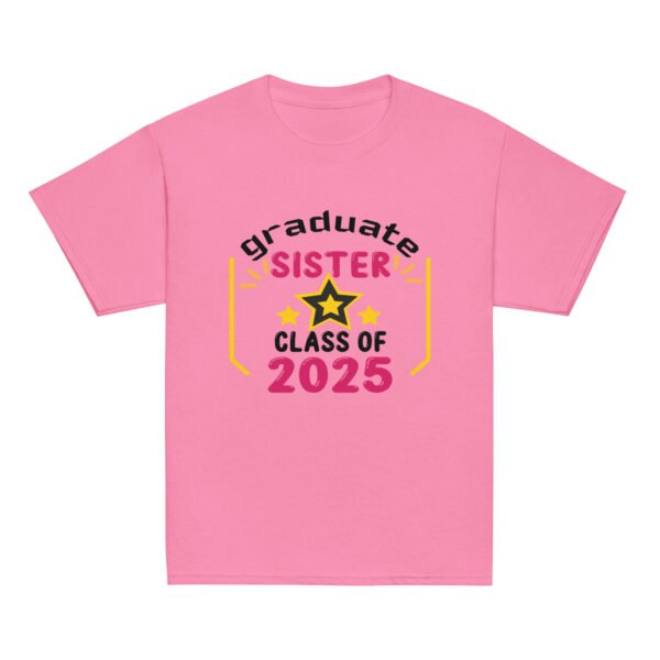 Women's Graduate Sister Class of 2025 T-Shirt | Perfect Graduation Gift - Image 6