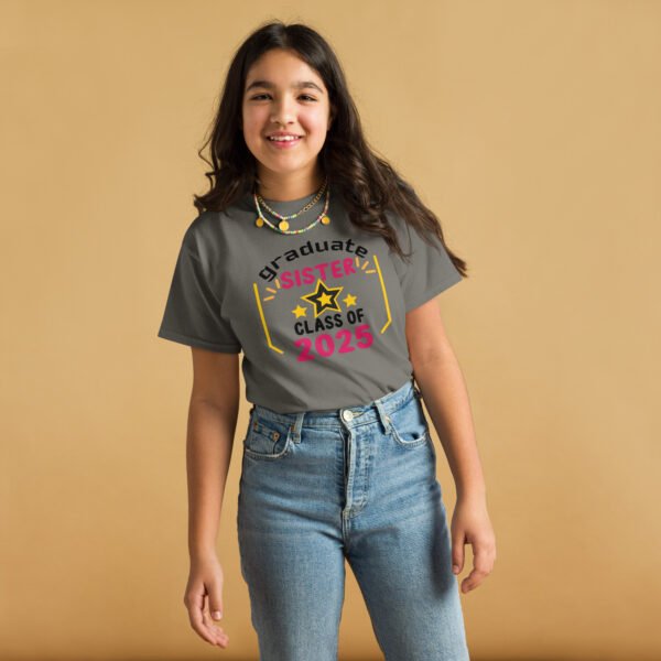 Women's Graduate Sister Class of 2025 T-Shirt | Perfect Graduation Gift - Image 10
