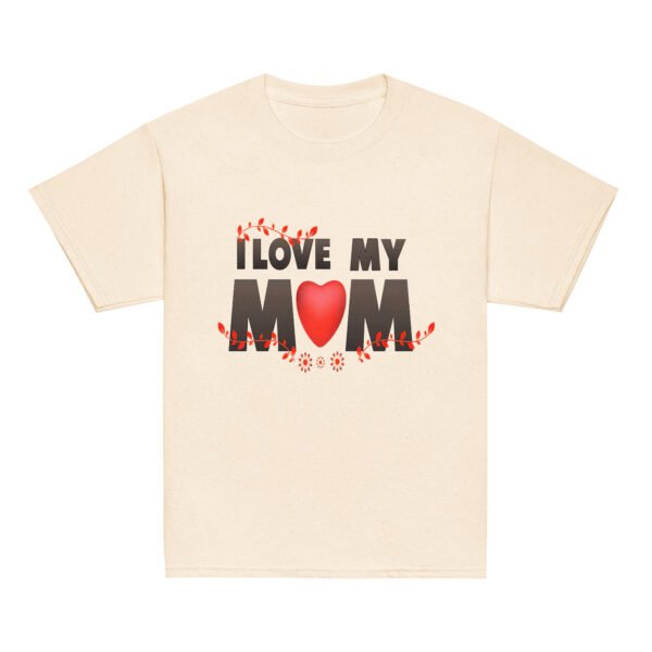 Cute "I Love My Mom" Graphic Tee – Gift for Mom 2025 - Image 6