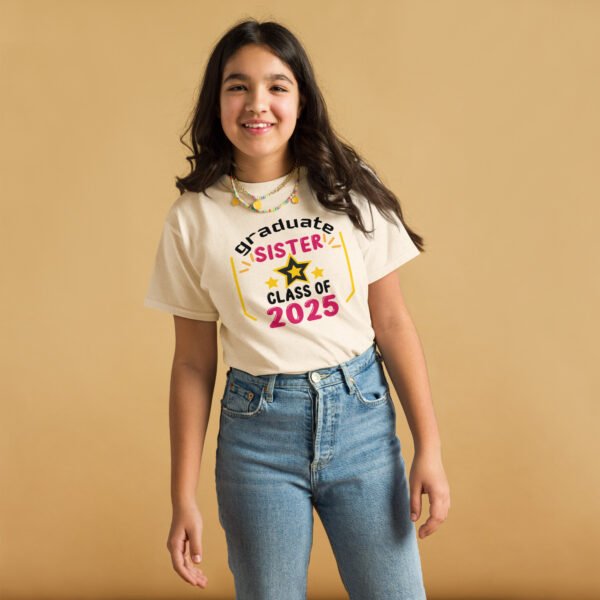 Women's Graduate Sister Class of 2025 T-Shirt | Perfect Graduation Gift - Image 11