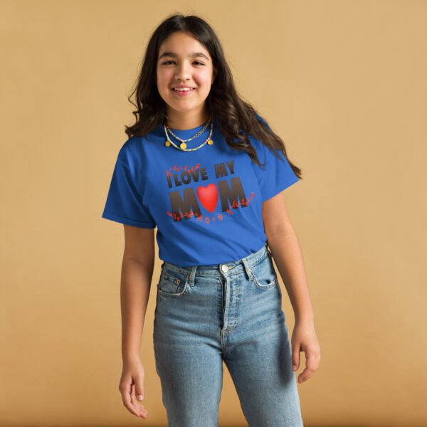 Cute "I Love My Mom" Graphic Tee – Gift for Mom 2025 - Image 11