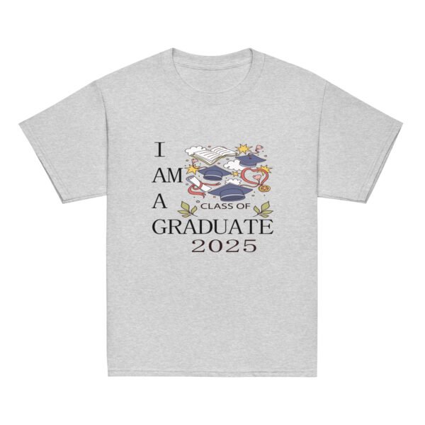 I Am A Graduate 2025 T-Shirt for Women | Stylish Graduation Tee - Image 3