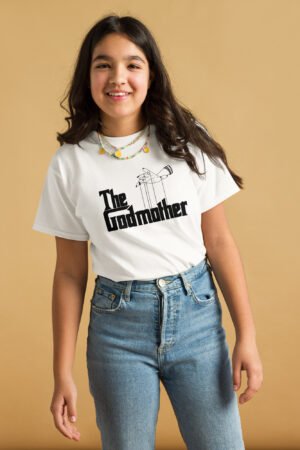 The God Mother" t-shirt for women, perfect for Mother's Day.