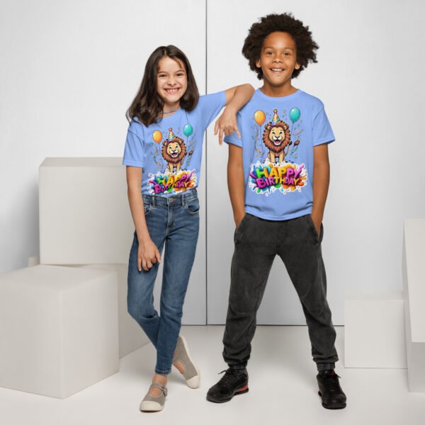 Cartoon Lion Kids T-Shirt – Adorable Animal Tee for Boys & Girls - Image 9