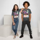 Pink & Blue Tractor Birthday Shirt for Kids Cute Farm-Themed T-Shirt with Balloons & Bow Boys & Girls Birthday Gift