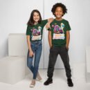 Pink & Blue Tractor Birthday Shirt for Kids Cute Farm-Themed T-Shirt with Balloons & Bow Boys & Girls Birthday Gift