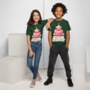 Whimsical Kids Birthday Cake T-Shirt - Fun Cartoon Pink Cake with Smiling Star - Cute & Playful Gift for All Ages