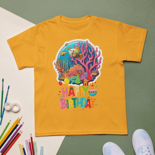 Ocean Theme Party Shirt – Fun Kids Birthday Tee with Sea Creatures - Image 8
