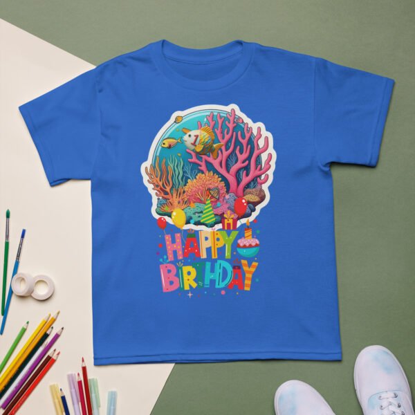 Ocean Theme Party Shirt – Fun Kids Birthday Tee with Sea Creatures - Image 7