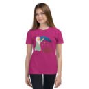 Girl wearing a Custom Eid Mubarak T-Shirt, perfect personalized Islamic gift for Ramadan and Eid