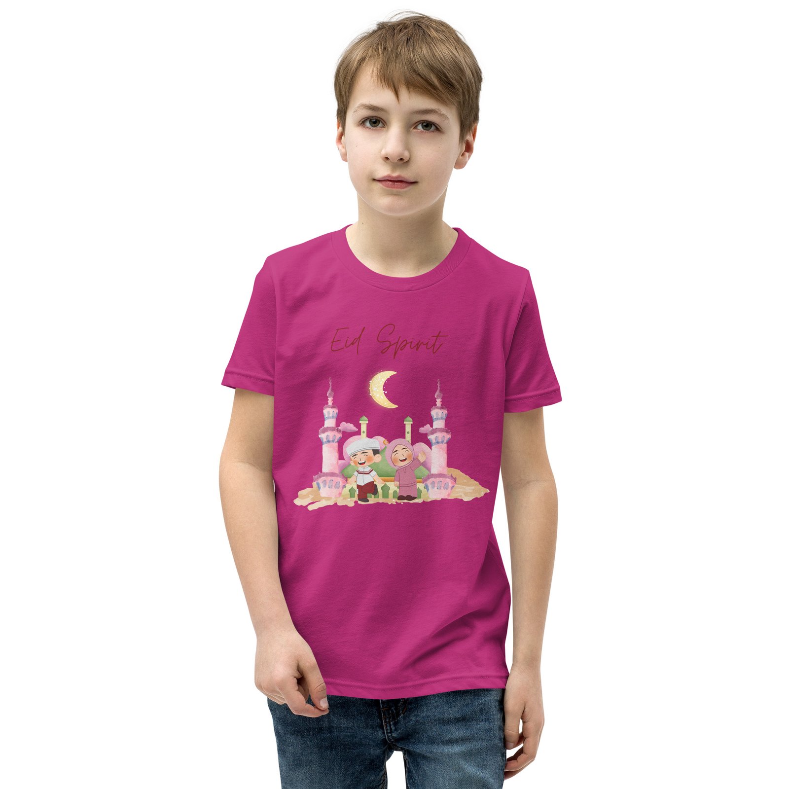 Eid Spirit Kids T-Shirt – Cute Islamic Festival Tee, Ramadan & Eid Gift for Children - Image 11
