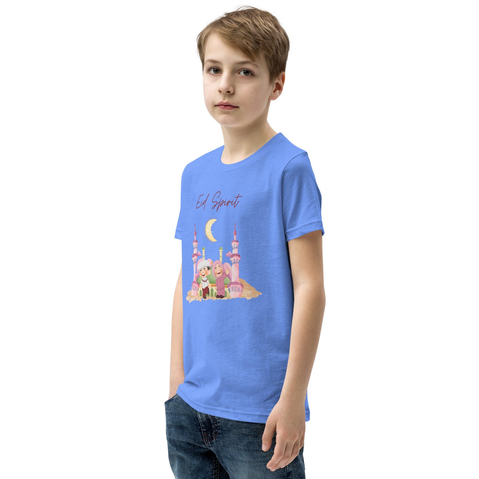 Eid Spirit Kids T-Shirt – Cute Islamic Festival Tee, Ramadan & Eid Gift for Children - Image 18