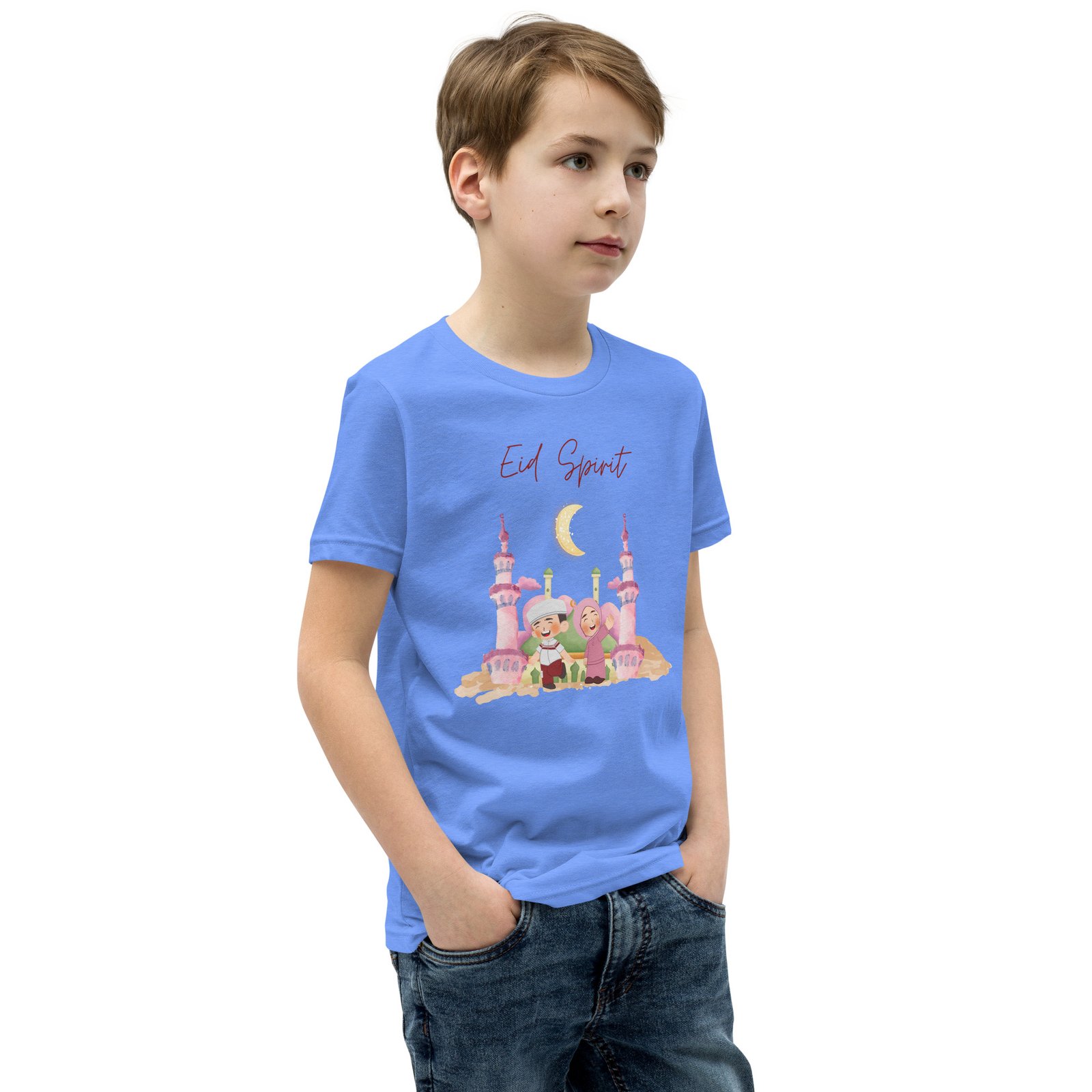 Eid Spirit Kids T-Shirt – Cute Islamic Festival Tee, Ramadan & Eid Gift for Children - Image 17