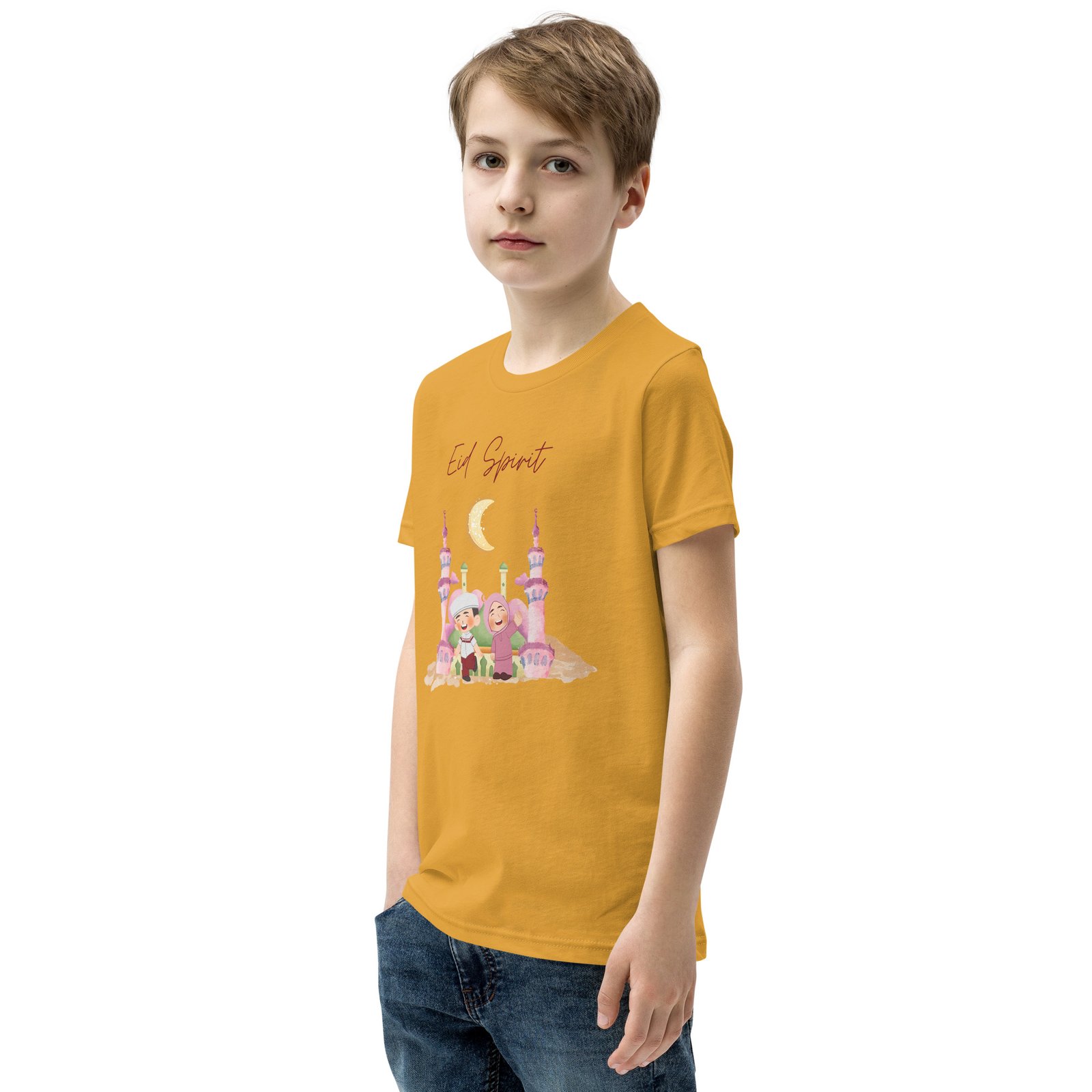 Eid Spirit Kids T-Shirt – Cute Islamic Festival Tee, Ramadan & Eid Gift for Children - Image 21