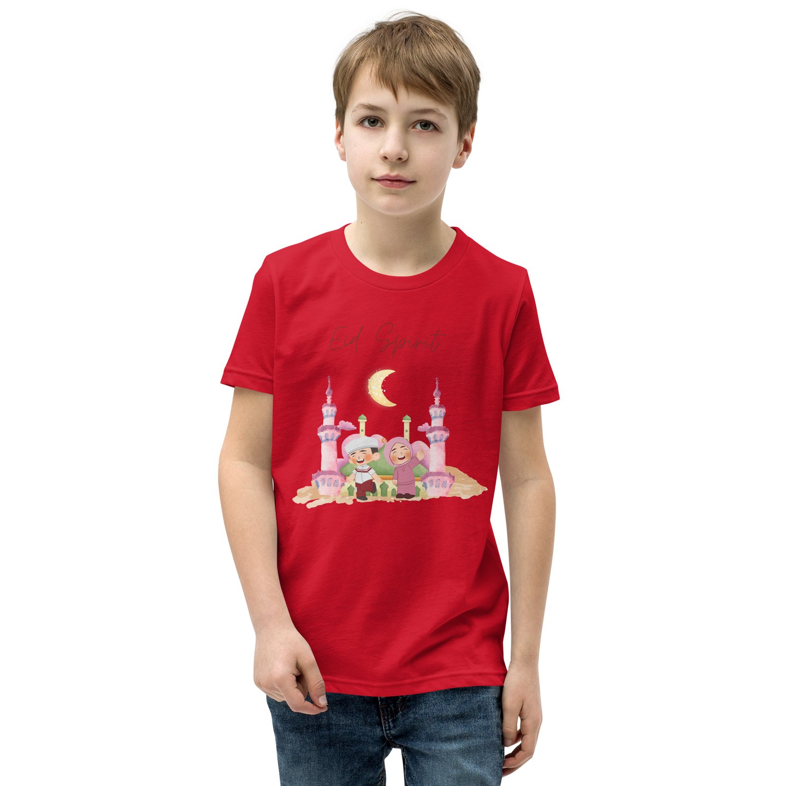 Eid Spirit Kids T-Shirt – Cute Islamic Festival Tee, Ramadan & Eid Gift for Children - Image 5