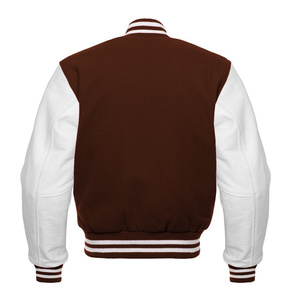 Brown Varsity Jacket - Image 2