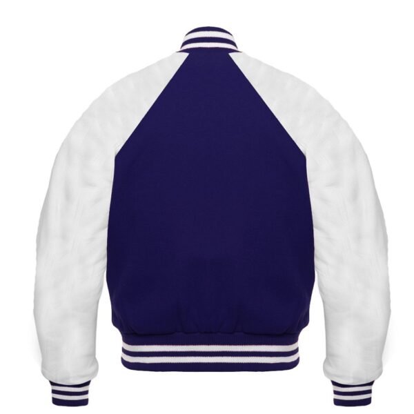 Navy Blue Varsity Reglan Jacket - Image 2