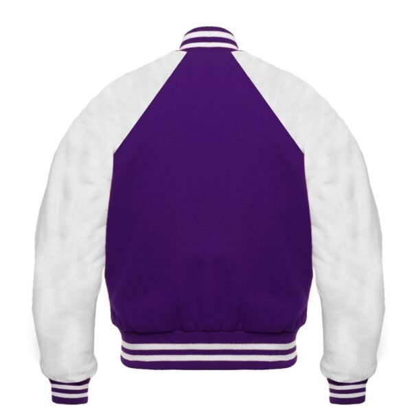Purple Varsity Reglan Jacket - Image 2