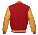 Unisex Red Varsity Jacket – Classic Comfort