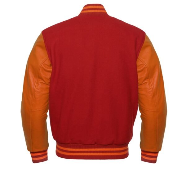 Red Varsity Jacket | Classic Style Outerwear - Image 2