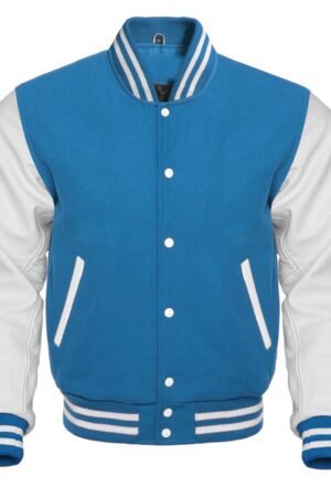 Sky Blue Varsity Jacket