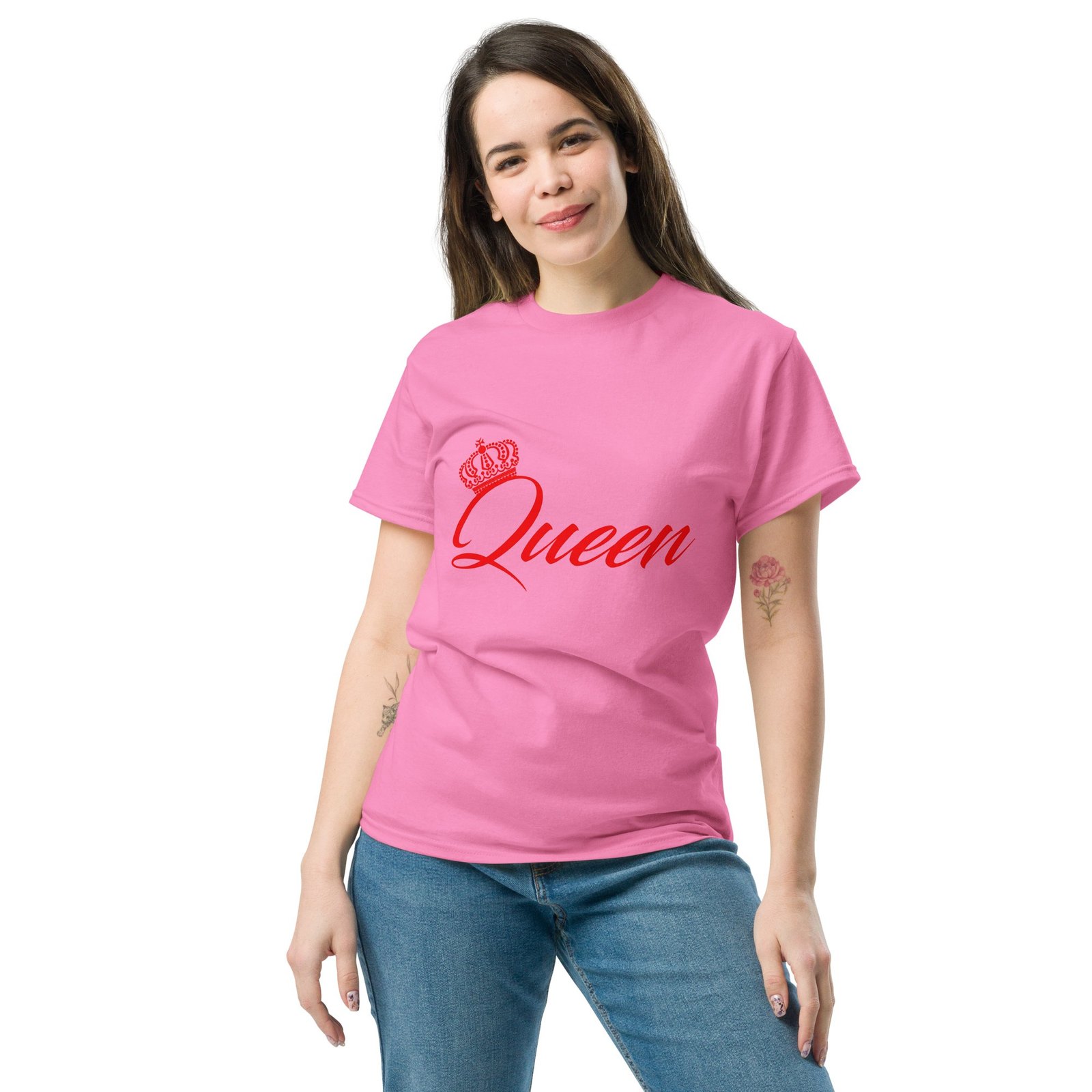 Queen Crown T-Shirt for Women | Empowering Graphic Tee – Gift for Her, Mom, or Wife - Image 18